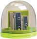 Luna Plastic Sharpener Green Barrel 1pcs