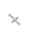 White Gold Cross 14K