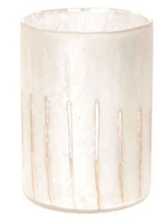 Atmosphera Candle Holder Glass in Beige Color 15x20x20cm 1pcs