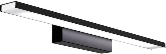 Alphab2b Modern Lamp Wall with Integrated LED and Natural White Light Black 60x8.5x5cm