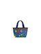 Egan Italy Υφασμάτινη Τσάντα για Ψώνια σε Τιρκουάζ χρώμα
