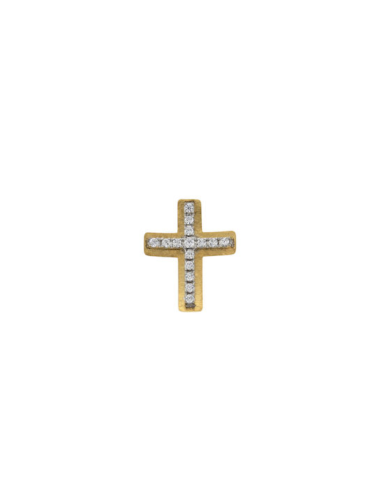 Dimiourgiko Vildiridis Women's Gold Cross 14K