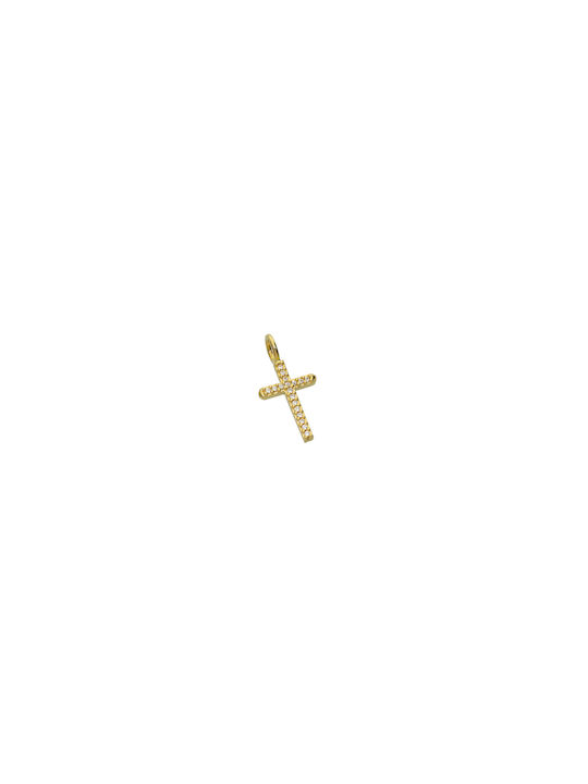 Dimiourgiko Vildiridis Women's Gold Cross 14K