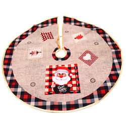 Christmas Tree Apron Red D62cm