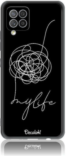 A Mess Back Cover Tempered Glass / Σιλικόνης Πολύχρωμο (Galaxy A42)