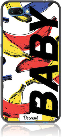 90s Banana Baby Umschlag Rückseite Gehärtetes Glas / Silikon Mehrfarbig (Ehre 10)
