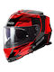 LS2 FF800 Storm II Full Face Helmet with Pinlock and Sun Visor DOT / ECE 22.06 1400gr Tracker Gloss Black Red