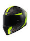 LS2 FF811 Vector II Carbon Grid Full Face Helmet with Pinlock and Sun Visor ECE 22.06 1300gr Matt H-V Yellow