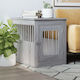 vidaXL Dog House Outdoor Gray 55x75x65cm