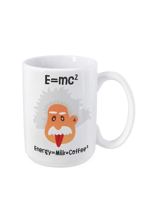 Koupakoupa E=mc2 Energy = Milk*coffe Mug Ceramic 450ml 1pcs