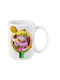 Koupakoupa Princess Peach Toadstool Becher Keramik Orange 450ml