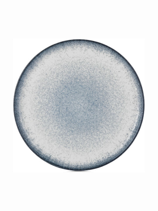 By Bone Plate Shallow made of Porcelain White with Diameter 27cm