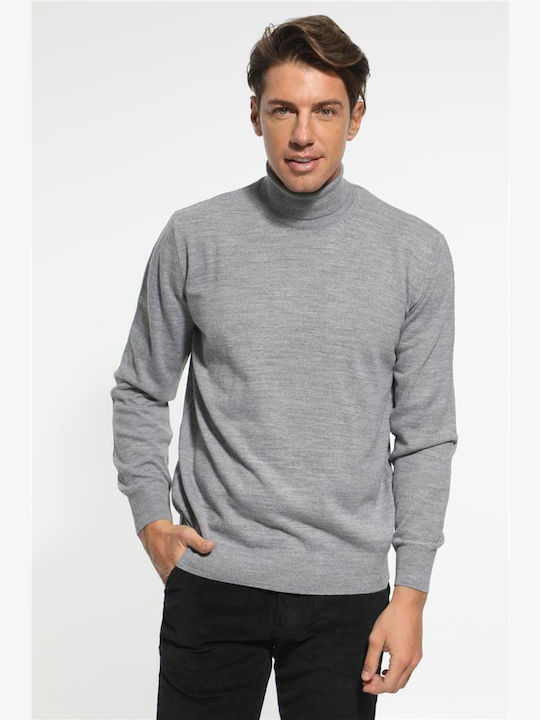 Men's Long Sleeve Sweater Turtleneck GRI