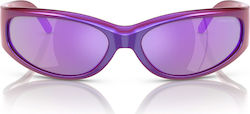 Arnette Catfish Ochelari de soare Violet cu Cadru & Violet Lentilă
