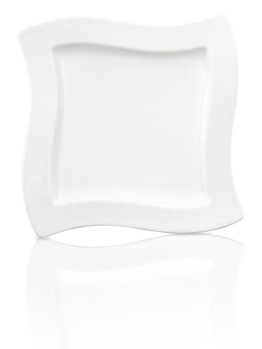 Villeroy & Boch Plate Shallow Square made of Porcelain White 24x24cm