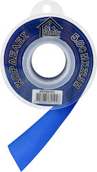 Cosmofan Satin,σατεν Band Monochrom Blau 22.5me...