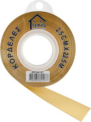 Cosmofan Satin,σατεν Band Monochrom Gold 22.5me...
