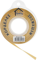 Cosmofan Satin,σατεν Band Monochrom Gold 22.5me...