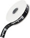 Cosmofan Satin,σατεν Band Monochrom Schwarz 22....