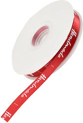 Cosmofan Satin,σατεν Band Monochrom Rot 22.5met...