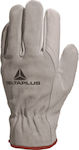 Delta Plus Gloves for Work Driver White Leather 1pcs