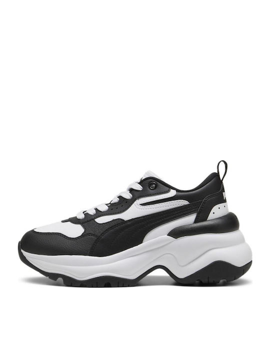 Puma Cilia Wedge Chunky Sneakers White 393915-07