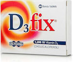 Uni-Pharma D3 Fix Βιταμίνη για το Ανοσοποιητικό 1200iu 60 ταμπλέτες