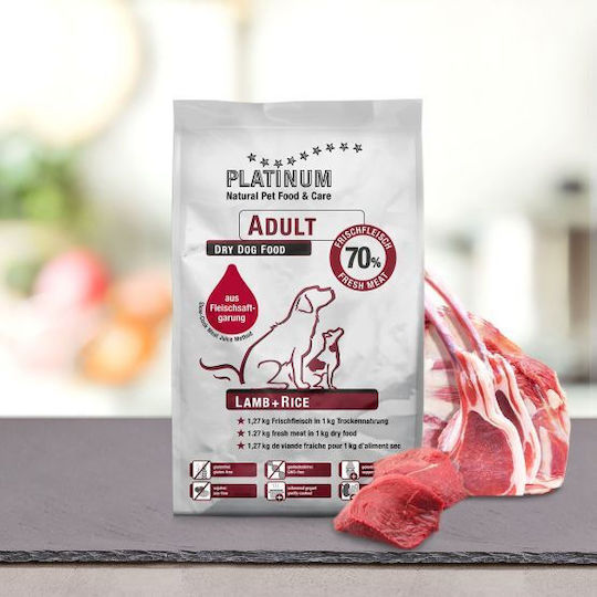 Platinum Pet Food & Care Platinum 15kg Ξηρά Τροφή για Ενήλικους Στειρωμένους Σκύλους με Αρνί