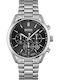 Boss Champion Herrenuhr 44mm Chronograph Batterie mit Silber Metallarmband
