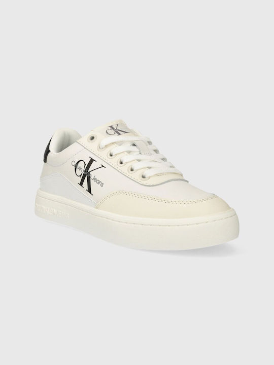 Calvin Klein Classic Cupsole Γυναικεία Sneakers Λευκό