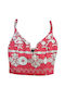 GaFashion Sosexy pentru Femei Crop Top cu Bretele Coral