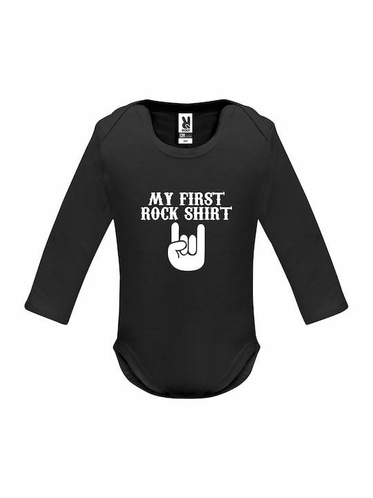 kirikoko My First Rosck Shirt Κορμάκι Black