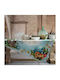 Lino Home Blizard Christmas Tablecloth Light Blue L240xW140cm.