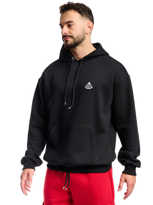 Tony Couper Φούτερ Black με Κουκούλα