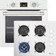 MultiHome MH-6061 WH + MH-6108 GPL Einbauofen 65Es B59.5cm.