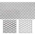 Factory Car Decorative Grill 100pcs x 33pcs Silver Color