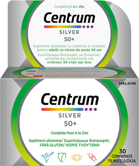 Centrum Select 50+ Multivitamin for Energy, Immune System Boost & the Nervous System 30 Tablets