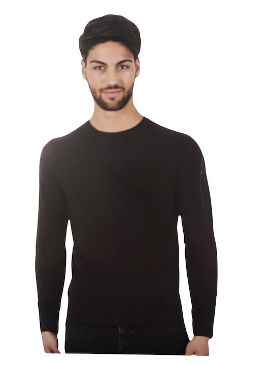 Confezioni Biemme SNC Herren Thermo Langarmshirt Schwarz