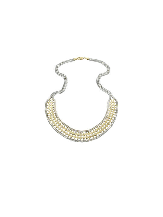 Necklace from White Gold 14K