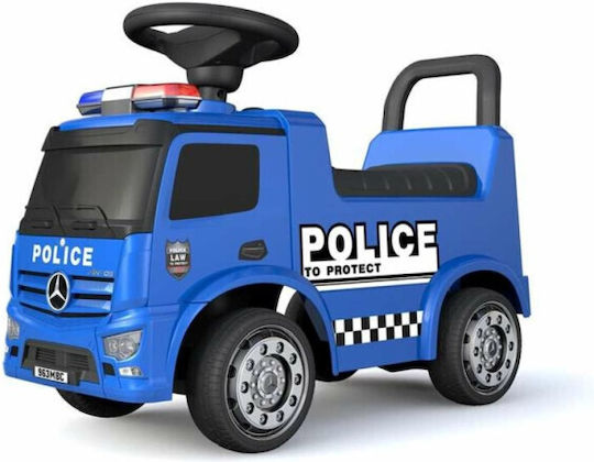 Injusa Mercedes Police Premergător Mașinuță Ride On pentru 36++ Luni 400040 Albastră