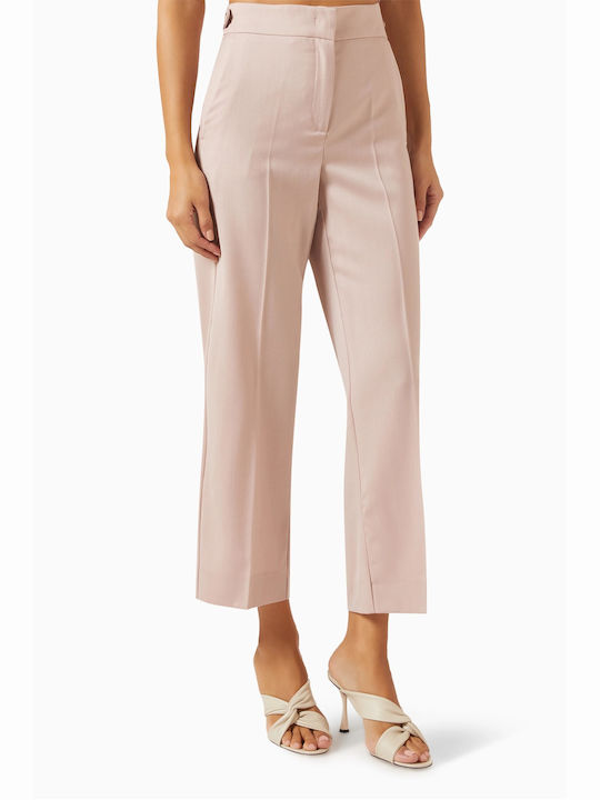 Marella Women's Fabric Trousers Beige