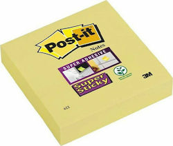 3M Sticky Memo Pads Cube Yellow 7.6x7.6cm Post-it
