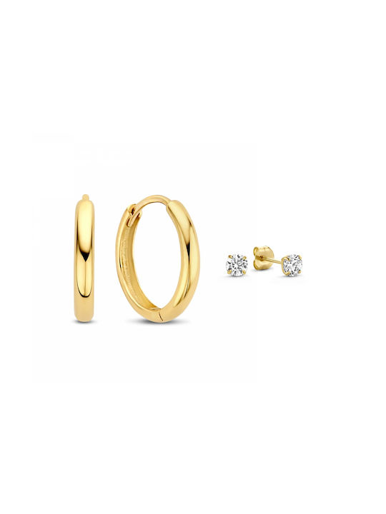 Isabel Bernard Set Ohrringe aus Gold 14K