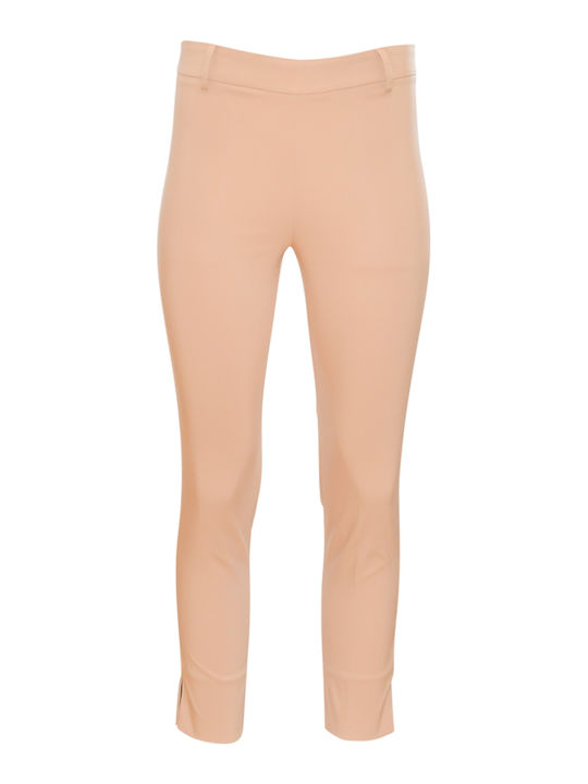 Damen Stoff Hose Beige