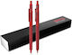 Parker Stiftset Kugelschreiber Rot (in einer Papierkassette)