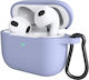 Coolyer Θήκη Πλαστική με Γάντζο Blue-Grey για Apple AirPods Pro