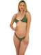 Underwire Bikini Set Bra & Brazil Bottom Khaki