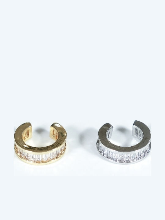 Ro-Ro Accessories Σκουλαρίκια Cuff από Ασήμι