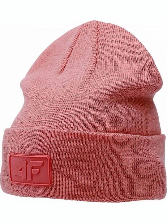 U319 Beanie Beanie Knitted in Orange color
