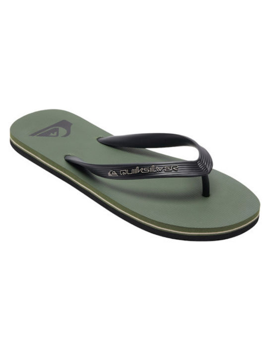 Quiksilver Men's Flip Flops Green